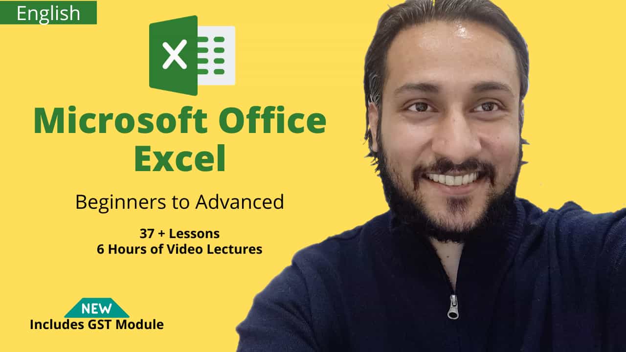 Microsoft Office Excel in English ( Beginners to Advanced)