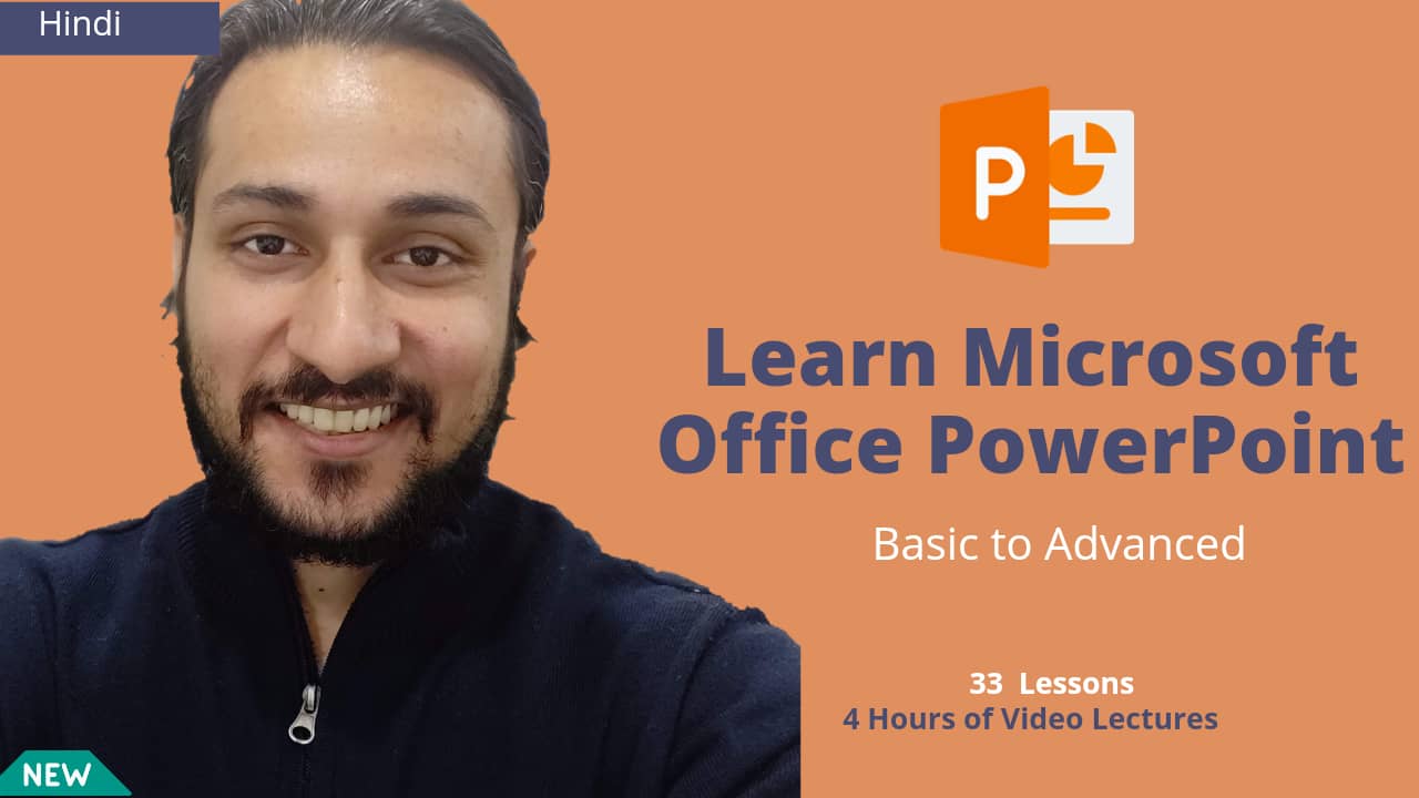 Microsoft Office PowerPoint in Hindi (Beginners to Advanced)