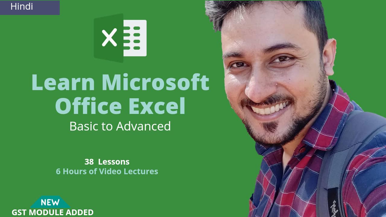 Microsoft Office Excel in Hindi ( Beginner to Advanced)